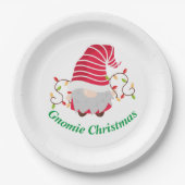 グノミークリスマス紙プレート ペーパープレート (正面)