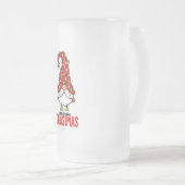 グノミークリスマス フロストグラスビールジョッキ (正面右)