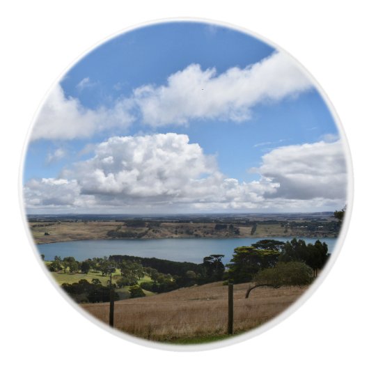 グノーツクカンパーダウンセラミックノブの上の雲 セラミックノブ (正面)