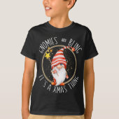 グノーミーきらきら光るズとクリスマスモノだ – かわいいクリスマス Tシャツ (正面)