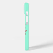 グノームの画像が入った明るいネオン Case-Mate iPhoneケース (裏面 / 左)