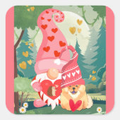 グノーメボディルヴツウモアチョウ格言 スクエアシール (正面)