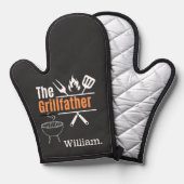 グパーソナライズされたリル父の日BBQ 鍋つかみ (正面/裏面)