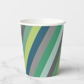 グパーソナライズされたリーストライプのンレター誕生パーティー 紙コップ (裏面)