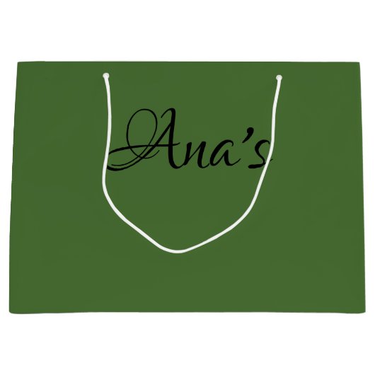 グパーソナライズされたリーン4号、抱き枕 ラージペーパーバッグ (正面)