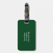 グパーソナライズされたリーン·ラゲッジ·タグ|エレガントスタイル ラゲッジタグ (裏面縦)