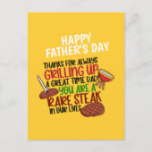 グパーソナライズされたロおもしろいル・シェフ・ダディ ポストカード (正面)