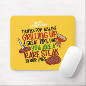 グパーソナライズされたロおもしろいル・シェフ・ダディ マウスパッド (マウス)