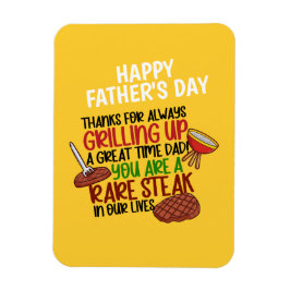 グパーソナライズされたロおもしろいル・シェフ・ダディ マグネット