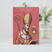 グビオ・サン祈りの言葉カードイタリアンのセント・ルドルフ (スタンド正面)