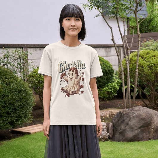 グホステラスプキーコンキー幽霊ハロウィーンフードパン Tシャツ
