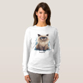 グマ猫マグカップ Tシャツ (正面フル)