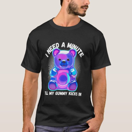 グミが効くのを待って Tシャツ (正面)