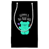 グミアビッグ熊ハグおもしろいキャンディプンダークBG スモールペーパーバッグ (正面)