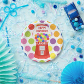 グミカラフルボパーソナライズされたルパーティープレート ペーパープレート (パーティー)