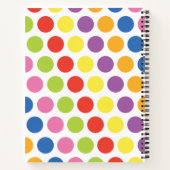 グミカラフルボールパーソナライズされたスパイラルノート ノートブック (裏面)