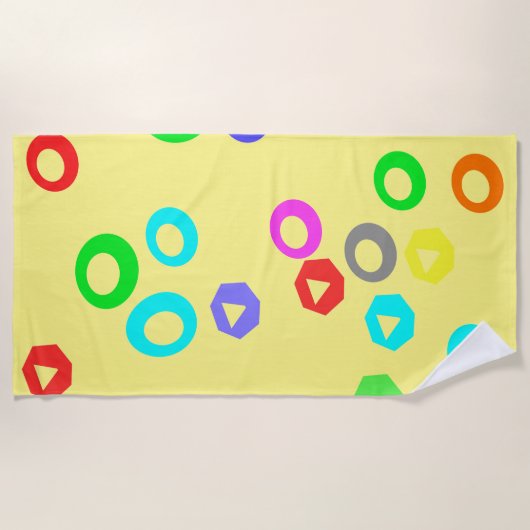 グミキャンディ ビーチタオル (正面)