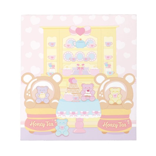 グミスイートハニーティーメモ帳 ノートパッド (正面)