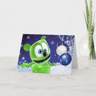 グミバールクリスマスウィンターホリデーカード シーズンカード