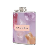 グミパーソナライズされたカラフルベア模様 フラスク (左)