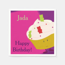 グミベアのカップケーキ |紙ナプキン