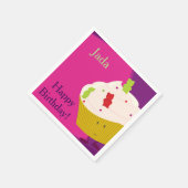 グミベアのカップケーキ |紙ナプキン スタンダードカクテルナプキン (角)