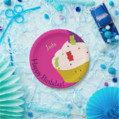 グミベアのカップケーキ |紙プレート ペーパープレート (パーティー)