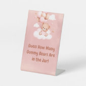 グミベアのゲームを待つことができる 台座サイン (正面)