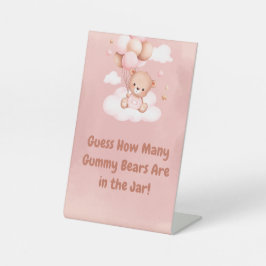 グミベアのゲームを待つことができる 台座サイン