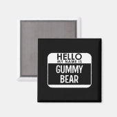 グミベアのコスチューム 面白い 簡単 ぎりぎりハロウィン マグネット (正面/裏面)