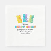 グミベアカラフルジェリーキャンディベビーシャワー スタンダードランチョンナプキン (正面)