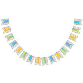 グミベアカラフルジェリーキャンディーキッズパーティー バンティングフラッグ (全)