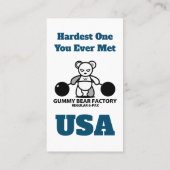 グミベアファクトリーAbトレーニング 名刺 (裏面)