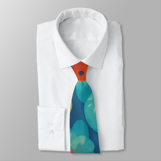 グミベアフローラカラフルパタパーソナライズされたーン ネクタイ (タイ)