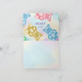 グミベアモダンリアル折り畳みサンキューカード サンキューカード (内部)