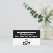 グミベア工場/ジム/フィットネス 名刺 (スタンド正面)