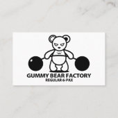 グミベア工場/ジム/フィットネス 名刺 (裏面)