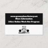 グミベア工場/ジム/フィットネス 名刺 (正面)