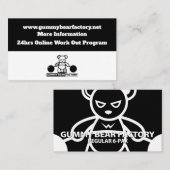 グミベア工場/ジム/フィットネス 名刺 (正面/裏面)