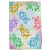 グミベア抱き枕キュートモダンリアルカスタム ミディアムペーパーバッグ (裏面)