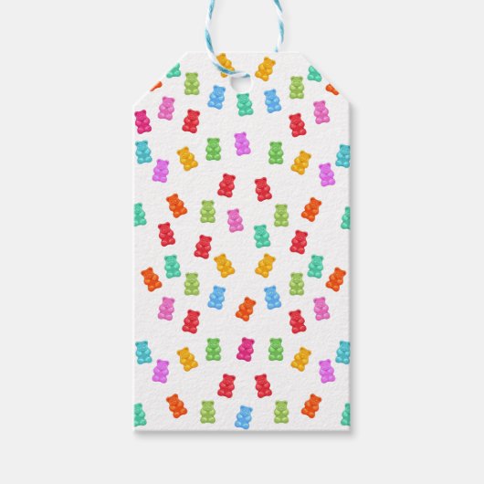 グミベア模様 ギフトタグ (正面)