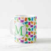 グミベア模様 コーヒーマグカップ (正面左)