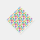 グミベア模様 スタンダードカクテルナプキン (角)