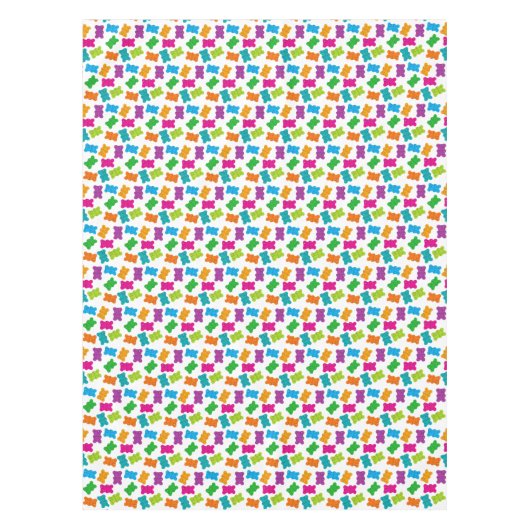 グミベア模様 テーブルクロス (正面)