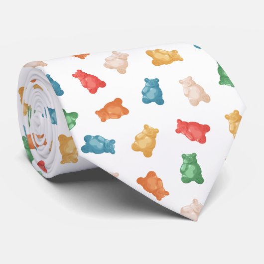 グミベア模様 ネクタイ (ロール)