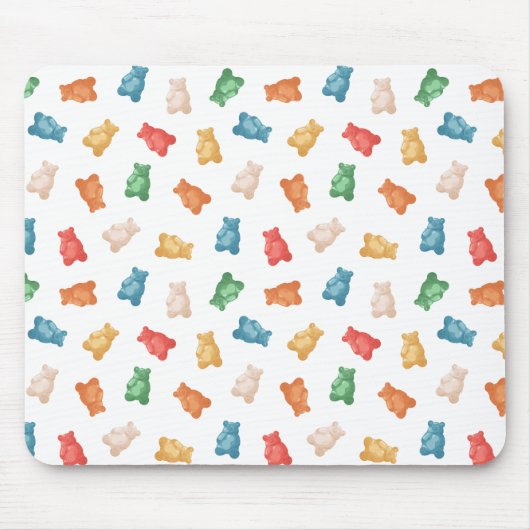グミベア模様 マウスパッド (正面)