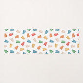 グミベア模様 ヨガマット (裏面(横))