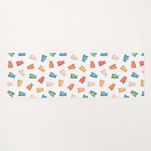 グミベア模様 ヨガマット (裏面(横))