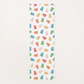 グミベア模様 ヨガマット (正面)