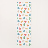 グミベア模様 ヨガマット (裏面)